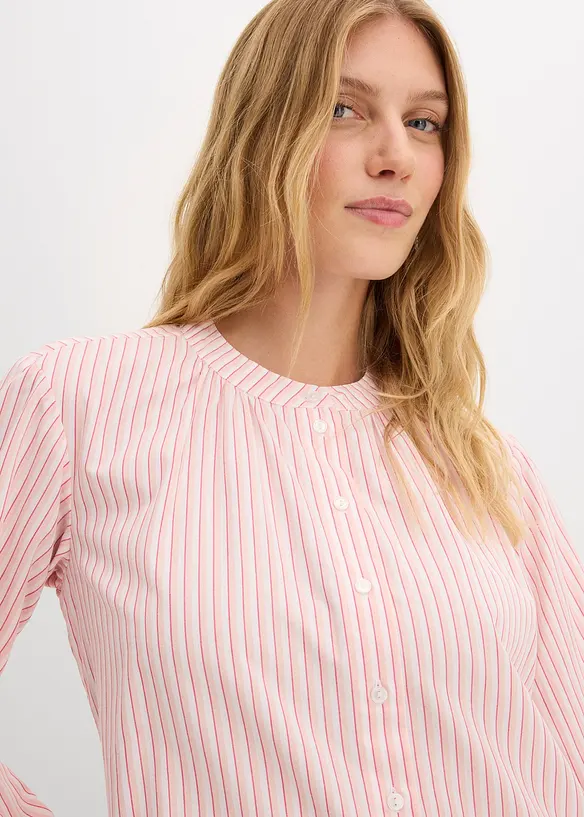 Blus av ren bomull, bonprix
