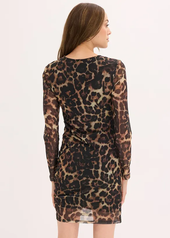 Miniklänning med rynkning, bonprix