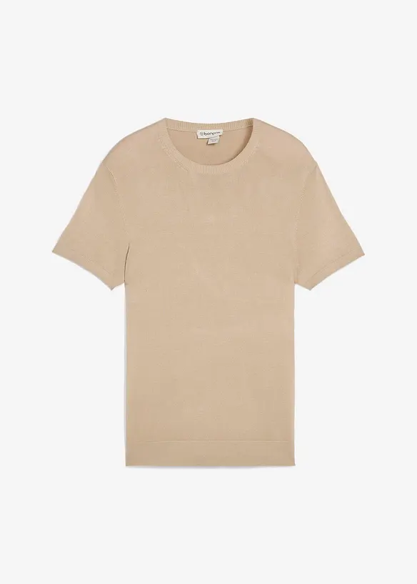 Stickad T-shirt, bonprix
