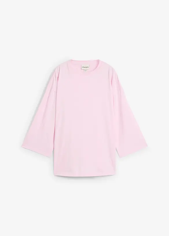 Utställd topp med silke, bonprix