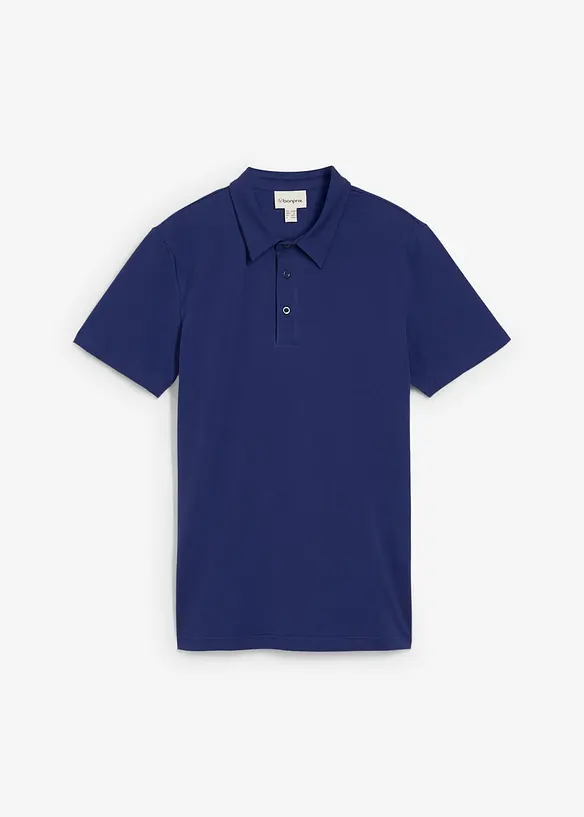 Pikétröja i jersey med stretch, Slim Fit, bonprix