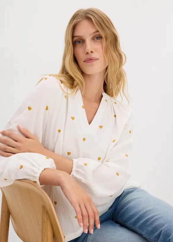 Tunika av muslin, bonprix