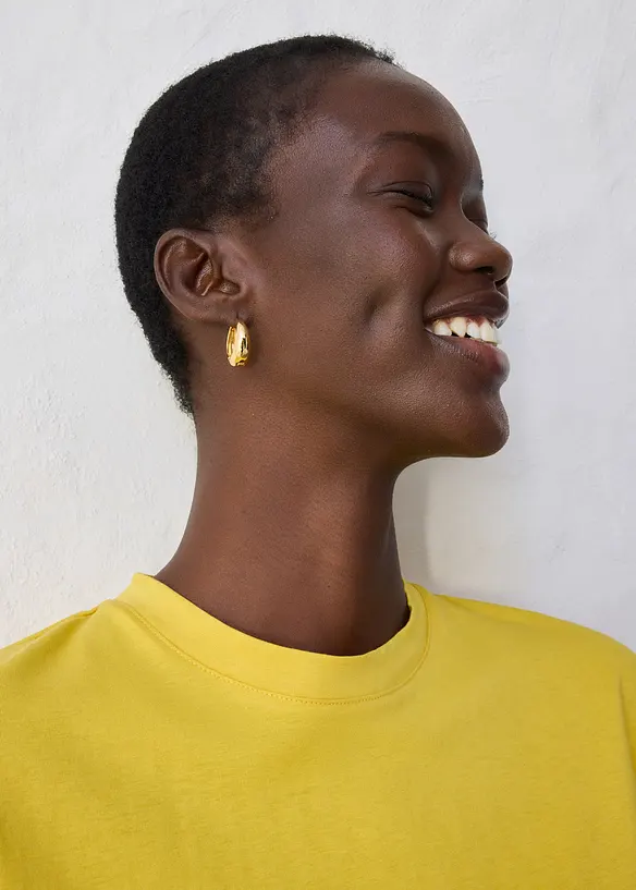 Utst&auml;lld topp med silke, bonprix