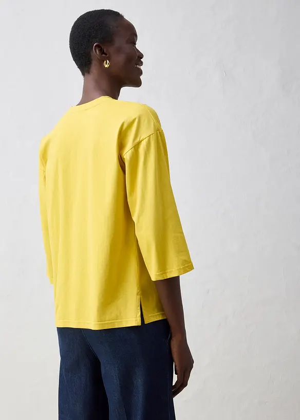 Utst&auml;lld topp med silke, bonprix