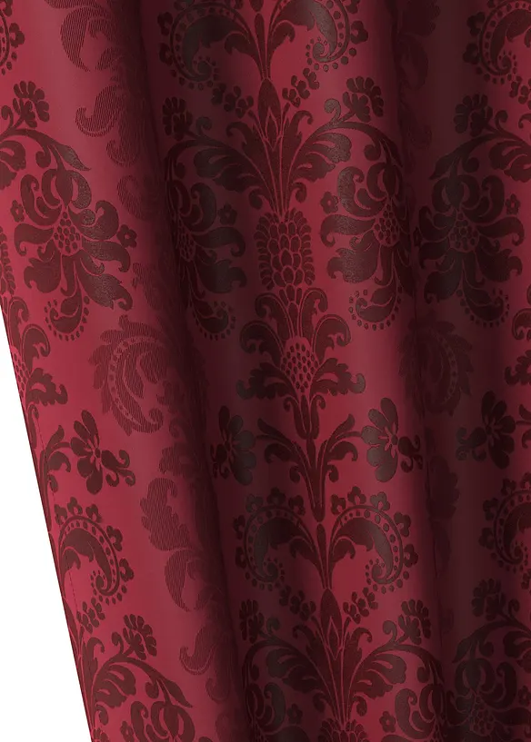 Mörkläggande gardinlängd i jacquard med termofunktion (1-pack), bonprix