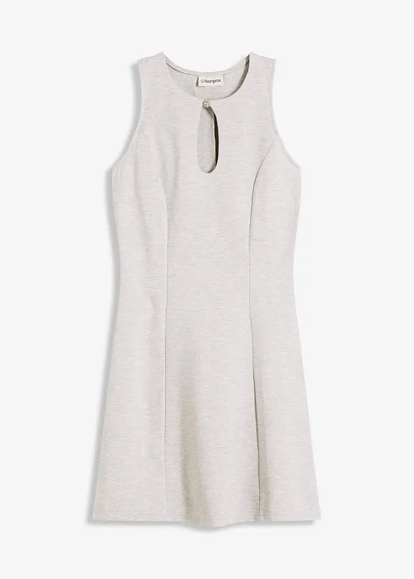 Minikl&auml;nning med prydnadsknapp, bonprix