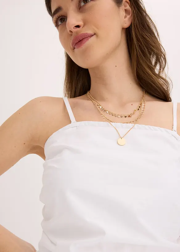 Bandåklänning i bomull, bonprix