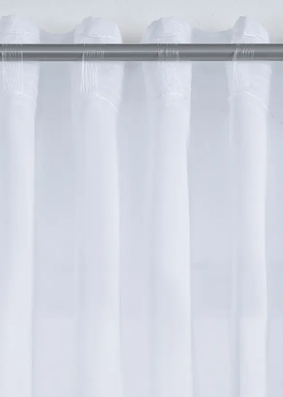 Gardin av tunn batist med struktur (1 styck), bpc living bonprix collection