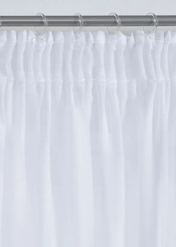 Gardin av tunn batist med struktur (1 styck), bpc living bonprix collection
