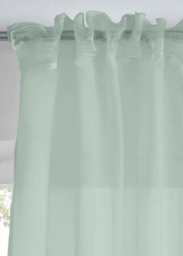 Gardin med lätt batiststruktur (1-pack), bonprix