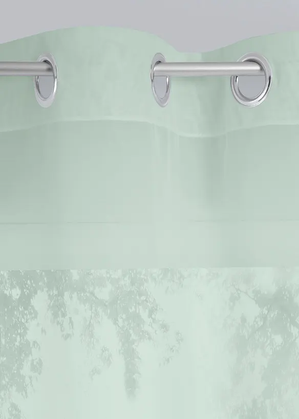 Gardin av tunn batist med struktur (1 styck), bonprix