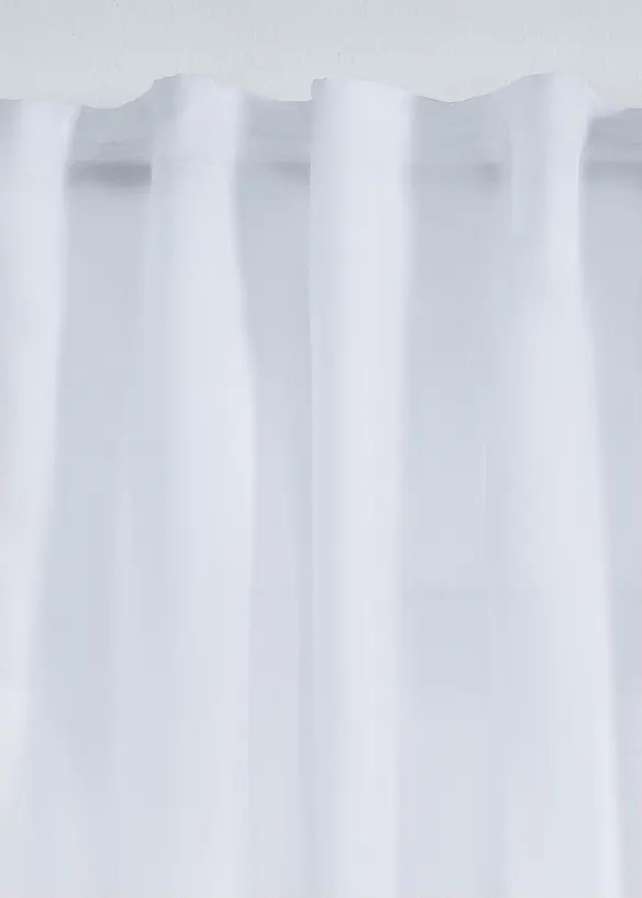 Gardin av tunn batist med struktur (1 styck), bpc living bonprix collection