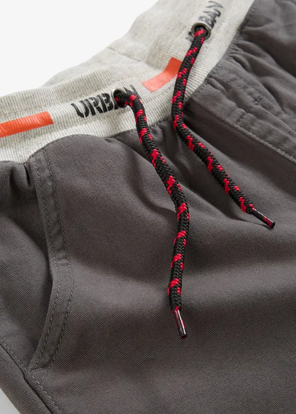 Byxa med värmande jerseyfoder för barn, ledig passform, bonprix