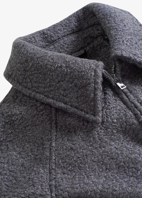 Blusjacka i mjuk bouclé, bonprix