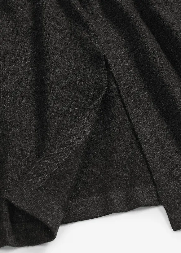 Tröja med poncholook i mjuk viskosmix, bonprix