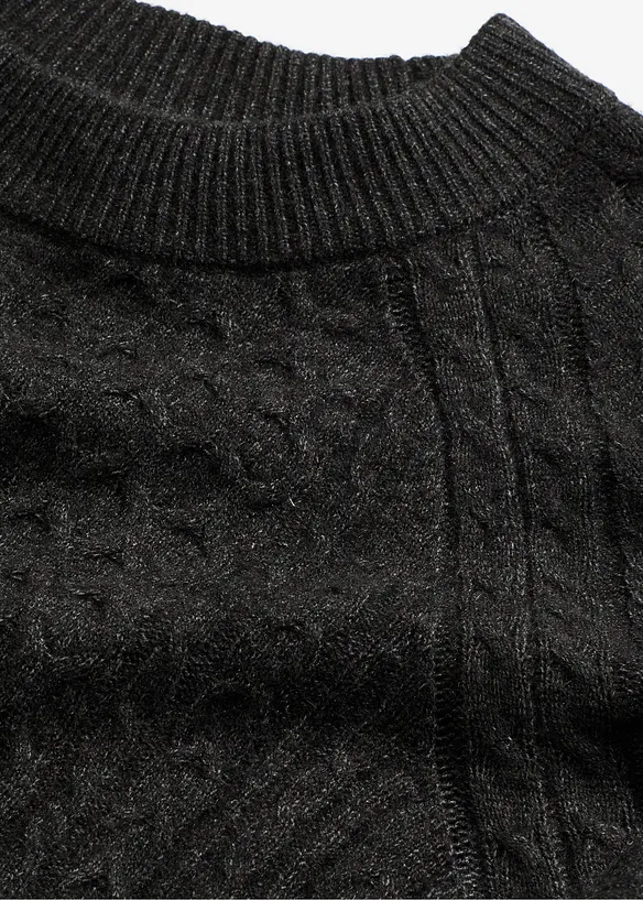 Lång tröja av mjuk viskosmix, bonprix