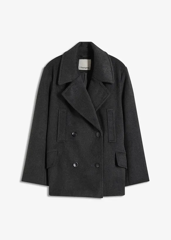 Skepparjacka med yllelook, bonprix