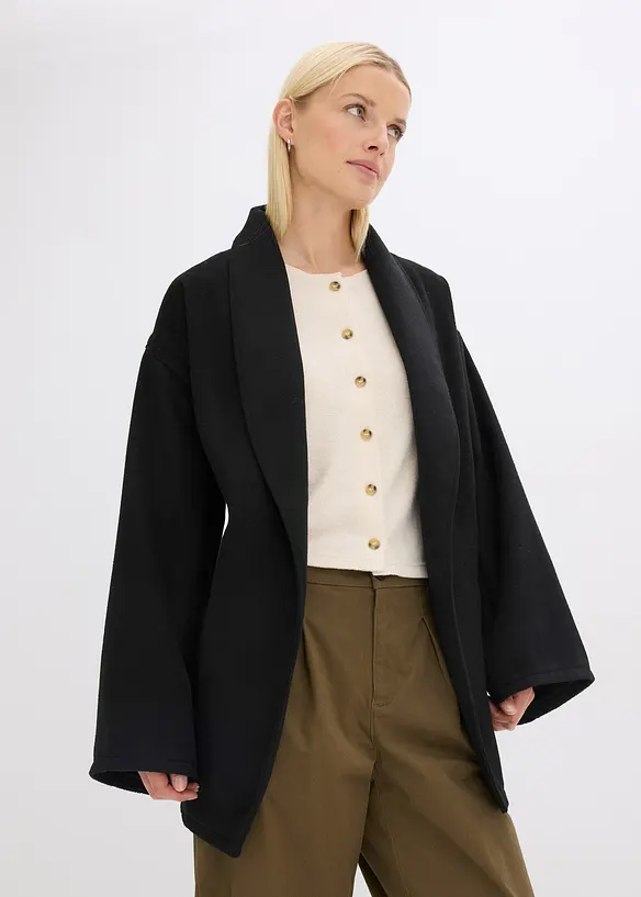 Jacka med yllelook, bonprix