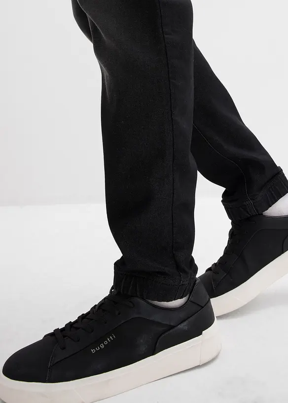 Mjuka dra på-jeans, Straight, bonprix