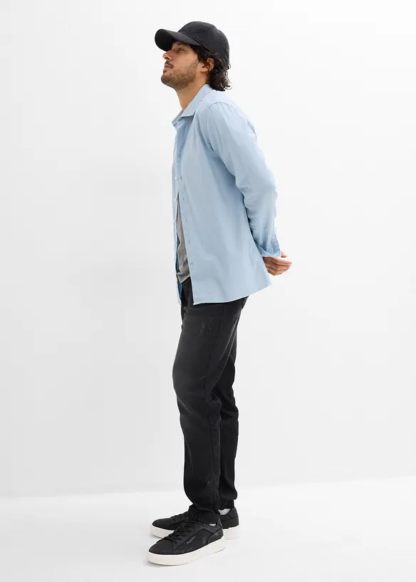 Mjuka dra på-jeans, Straight, bonprix