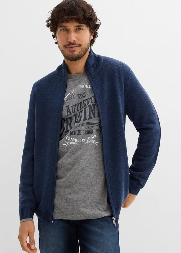 Finstickad cardigan, bonprix