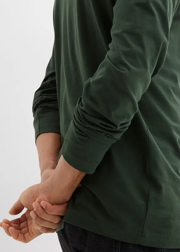 Långärmad T-shirt (2-pack), bonprix
