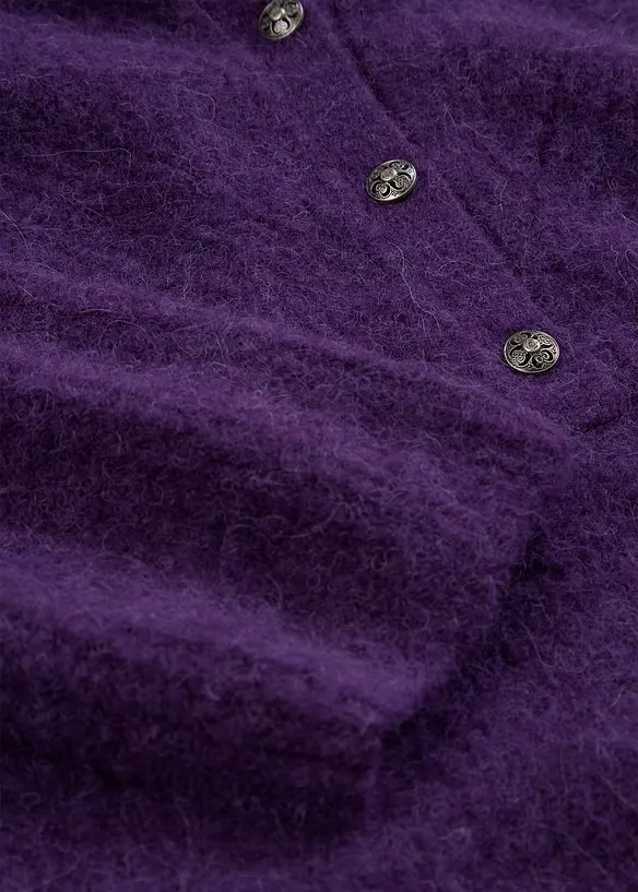 Oversizetröja i ylleblandning med alpackaull, bonprix