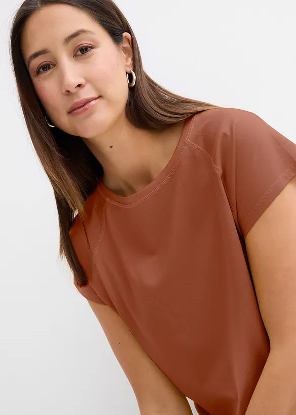T-shirt i ren ekologisk bomull, bonprix