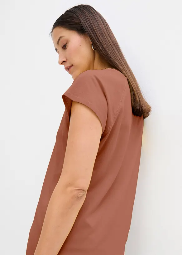 T-shirt i ren ekologisk bomull, bonprix