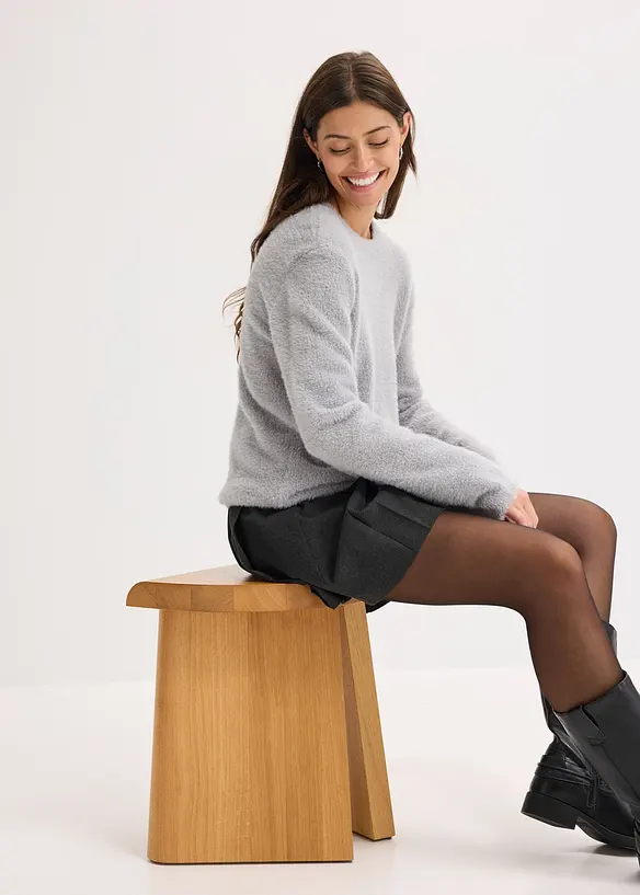 Mjuk tröja med vida ärmar, bonprix