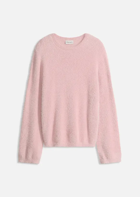 Mjuk tröja med vida ärmar, bonprix