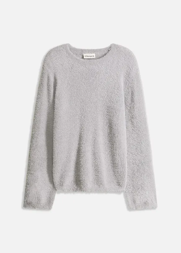 Mjuk tröja med vida ärmar, bonprix