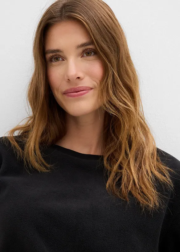 Värmade fleecetopp, bonprix