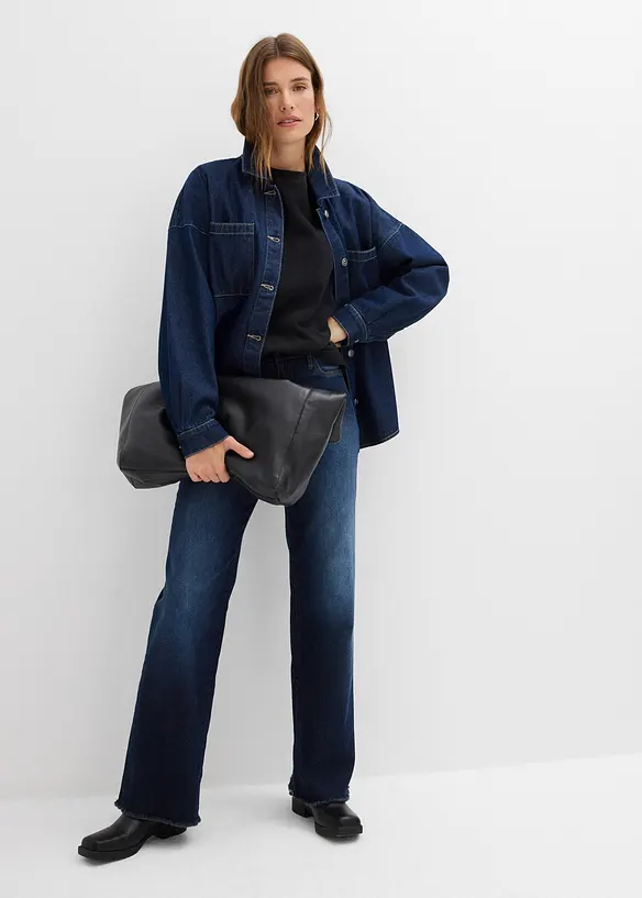 Värmade fleecetopp, bonprix