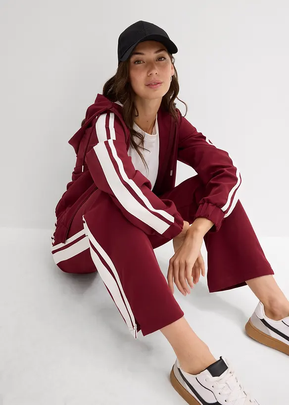 Joggingbyxa med sportiga ränder, bonprix