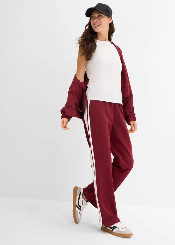 Joggingbyxa med sportiga ränder, bonprix