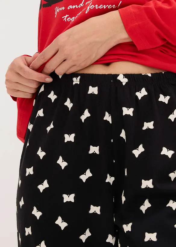 Pyjamas med sovmask, bonprix