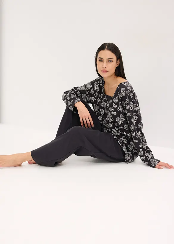 Pyjamas i bomull, bonprix