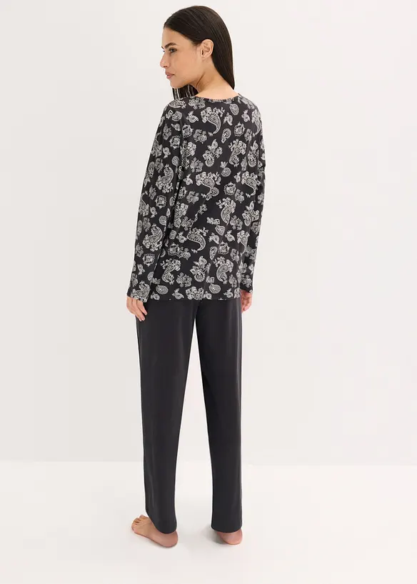 Pyjamas i bomull, bonprix