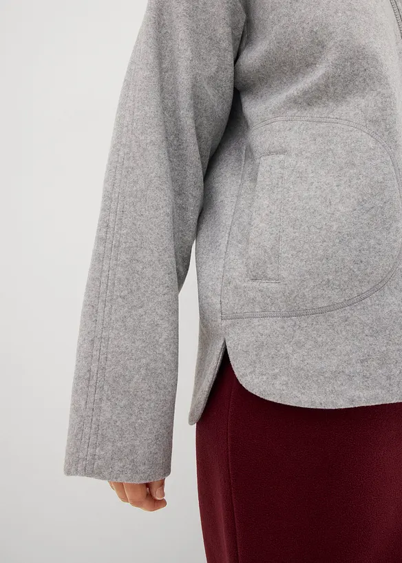 Tröja i oversizemodell med yllelook, bonprix