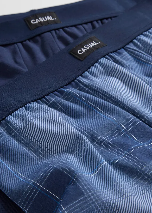 Boxershorts med bomull (2-pack), bonprix