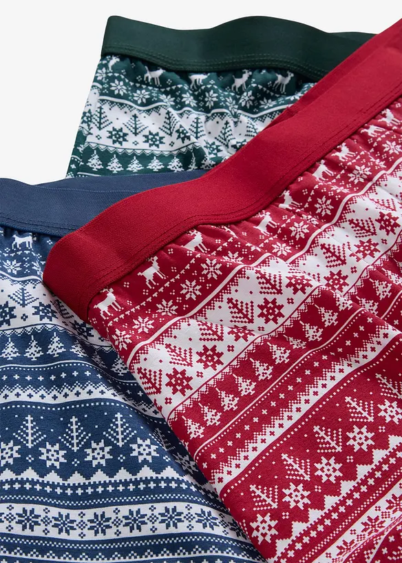 Boxershorts med bomull (3-pack), bonprix
