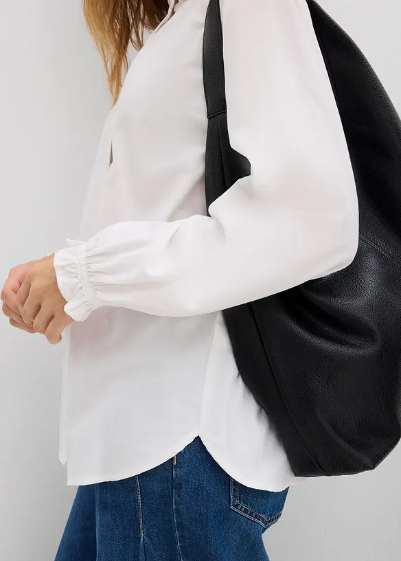 Blus i ren bomull, bonprix