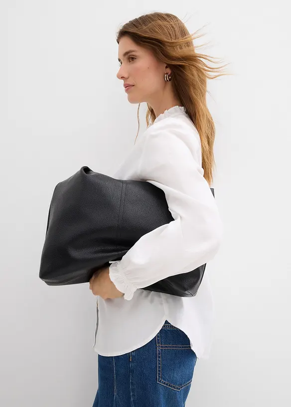 Blus i ren bomull, bonprix