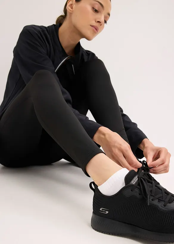 Termoleggings med reflexdetaljer och mobilficka, bonprix