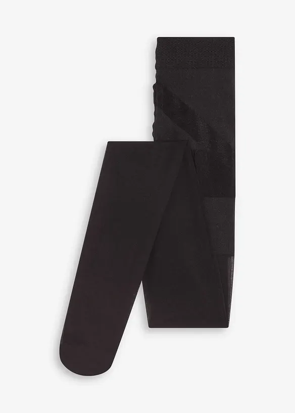 Halvtransparent  strumpbyxa med skön midja + lätt kompression, 30 DEN, bonprix