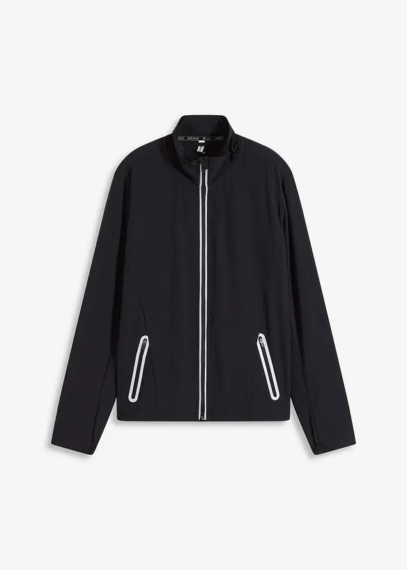 Tunn funktionsjacka med reflexer, bonprix