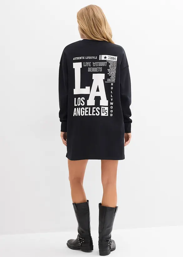 Jerseyklänning i ren bomull, bonprix