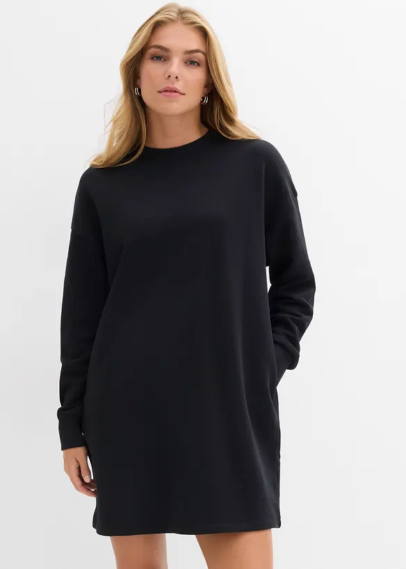 Jerseyklänning i ren bomull, bonprix