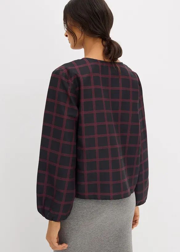 Oversized blus av mjuk viskos, bonprix